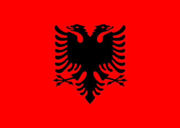 Vlag Albanië - 100x150cm Spun-Poly